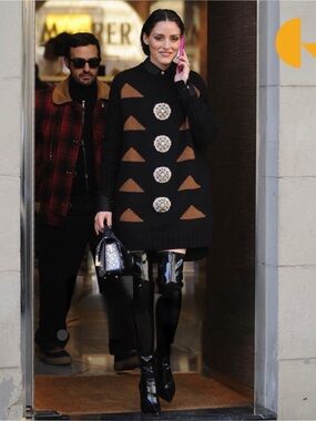 New w/ Tags Max Mara Maracas Knit Dress in Cashmere Wool Blend size Small